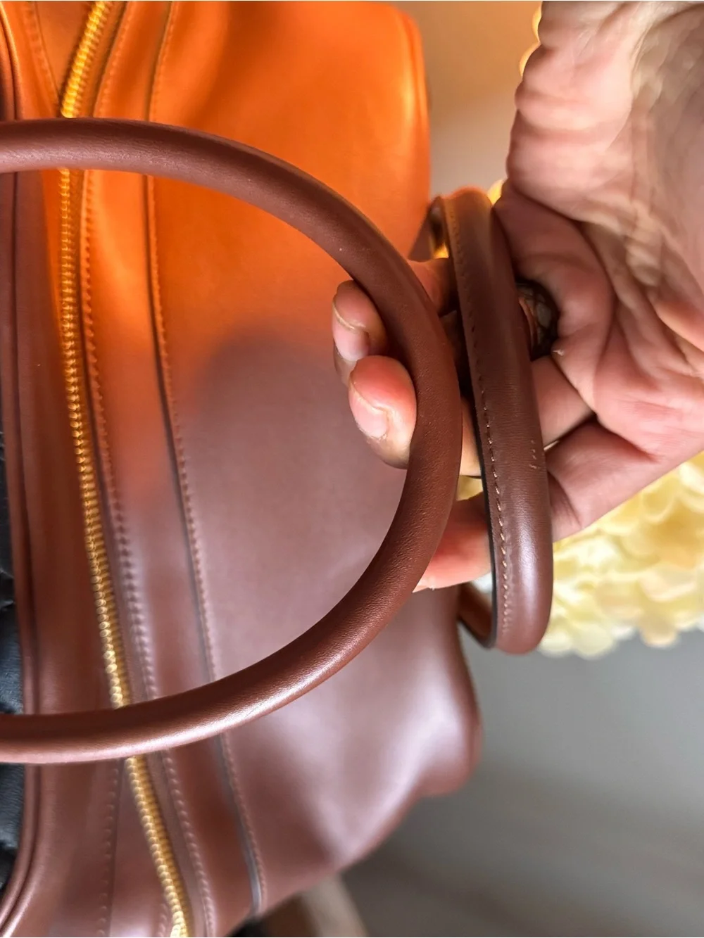 Burberry cube Leather Satchel !